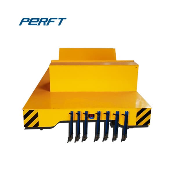 Coil Transfer Carts On Cement Floor 25 Tons